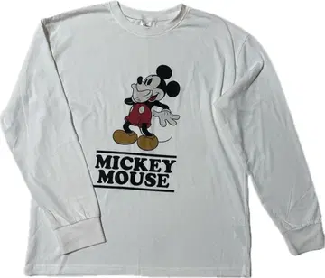 미키 mickey Disney 빈티지 구제 의류 롱 T