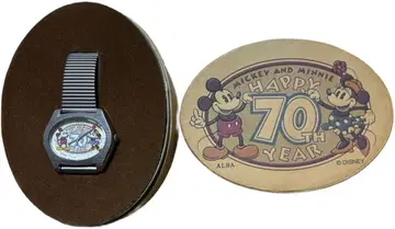 ALBA 미키마우스 70주년 기념 손목시계 미사용 박스 포함