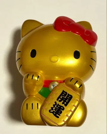 헬로키티 개운초복 저금통 골드
