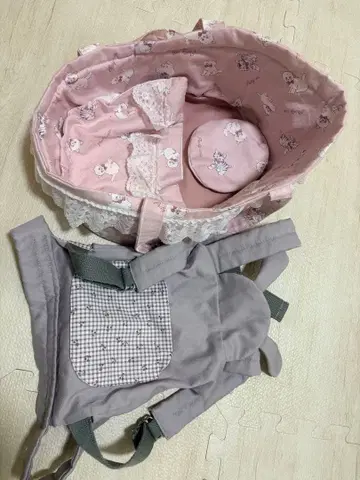 멜짱 핸드메이드 아기띠와 쿠션