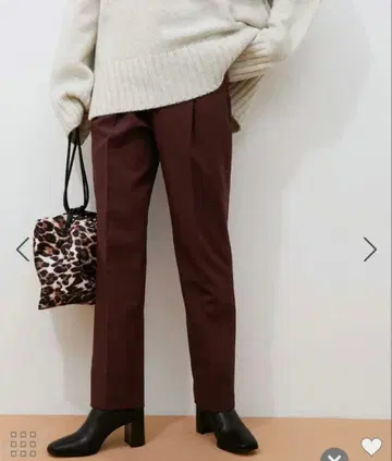 [ 익명 스피드 배송 ] 아담 로페 슬림 슬랙스 브라운 38 M