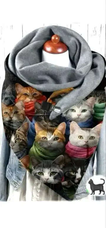 고양이 투성이(=^x^=) 스톨.머플러