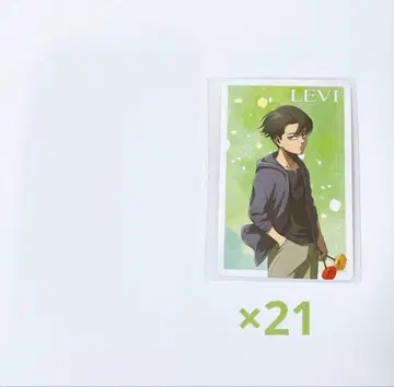 진격의 거인 past and future 혜택 카드 브로마이드 리바이