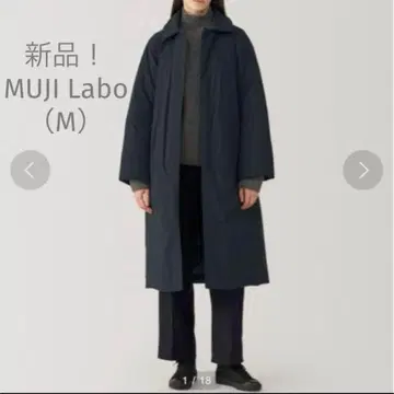 무인양품 (MUJI Labo) 여성 (M) 다운 코트 블랙