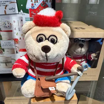 한국 스타벅스 한정판 월리 베어리스타 크리스마스 새상품