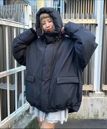 차오패닉 충전솜 후드 해피 자켓