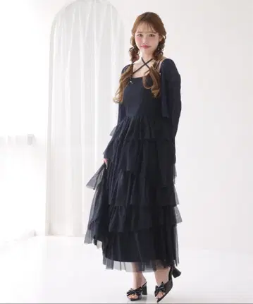 one after another NICE CLAUP 원피스 네이비