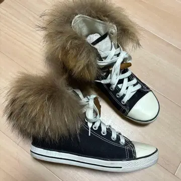 Morokobar 모로코바 퍼 스니커즈 블랙 24.5-25cm