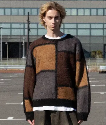 wish for ever 모듬 샤기 니트