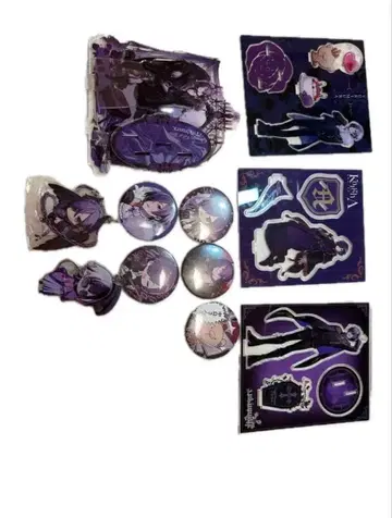 캐릭터 굿즈 세트 보라색