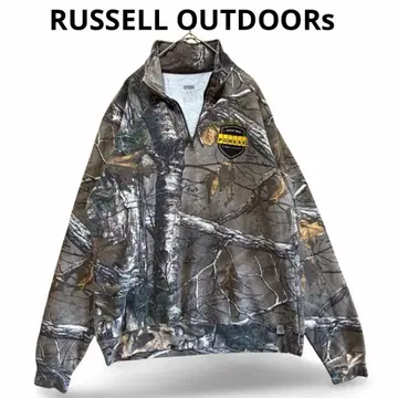 RUSSELL OUTDOORs 하프 지퍼 트레이닝복 리얼트리