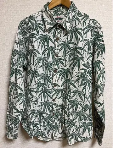 ISLAND HEMP WEAR 레어 코튼헴프 하와이산 헴프 패턴 셔츠