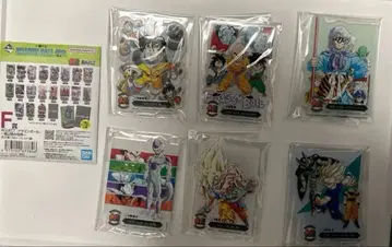 드래곤볼 제일복권 F상 아크릴 스탠드 6개 세트