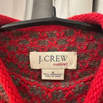 J. CREW 핸드 니트 스웨터