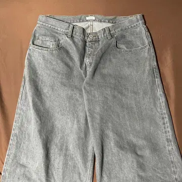 CIOTA 그레이 수빈 코튼 배기 데님 NPTM-11BG