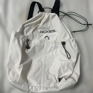 DICKIES 화이트 드로우 스트링 백팩
