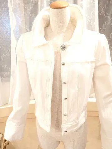 엠즈 그레이시 데님 자켓 40 비쥬 화이트