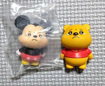 디즈니 캐릭터 안 우는 몽 피규어 1 & 2 [미키 & 푸]