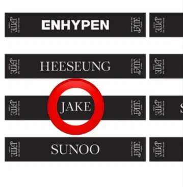 Enhypen JAKE 타월 FATE