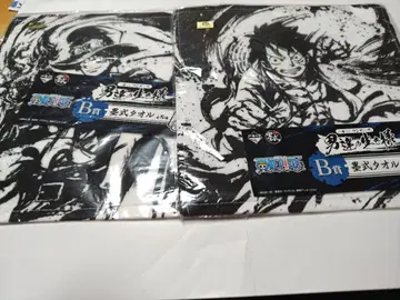 제일복권 원피스 남자들의 삶의 방식 B상 먹물 스타일 타월 6장 세트