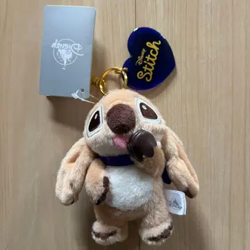 디즈니 스토어 스티치 발렌타인 2025 봉제 인형 키링