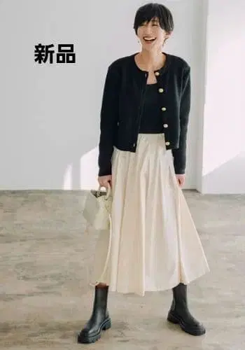 새상품 [ 카미야마 마리아님 콜라보 ] 3P 변형 밀라노 리브 자켓