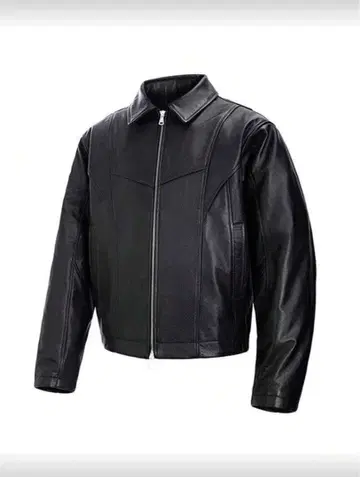 블랙 가죽 자켓
