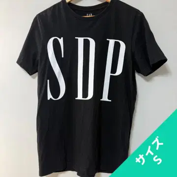 GAP SDP 슈차다라파 콜라보레이션 티셔츠 블랙 S