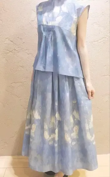 작가 핸드메이드 별 밤하늘 밤 원피스