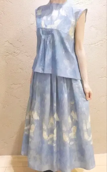 작가 핸드메이드 별 밤하늘 밤 원피스