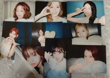 NiziU B반 봉입 필름 포토 카드 컴플리트 9장 세트