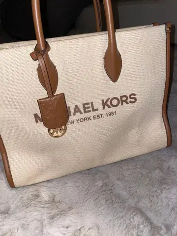 MICHAEL KORS 토트백 베이지/브라운