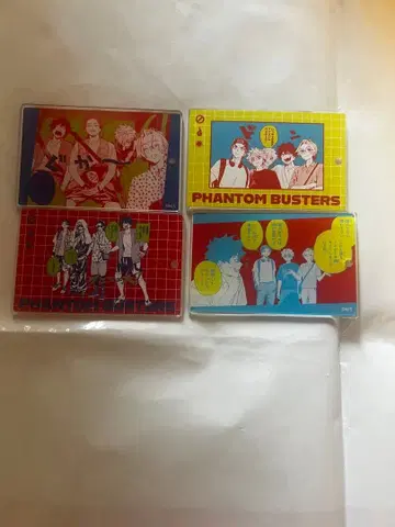 팬텀 버스터즈 팬버스 슬라이드 아크릴 키링 집합