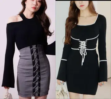 타이트 원피스 LIP SERVICE