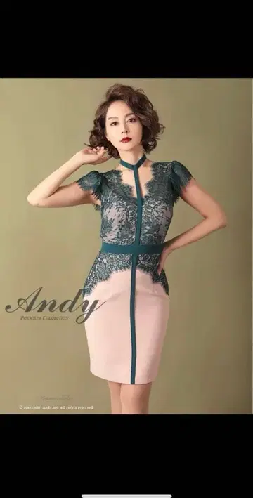 앤디 레이스 드레스