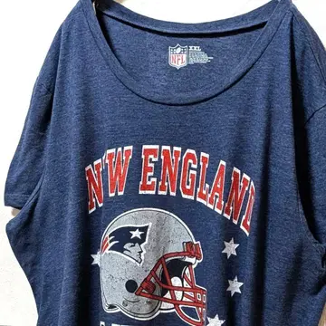 NFL 뉴잉글랜드 패트리어츠 T셔츠 네이비 2XL 구제 의류