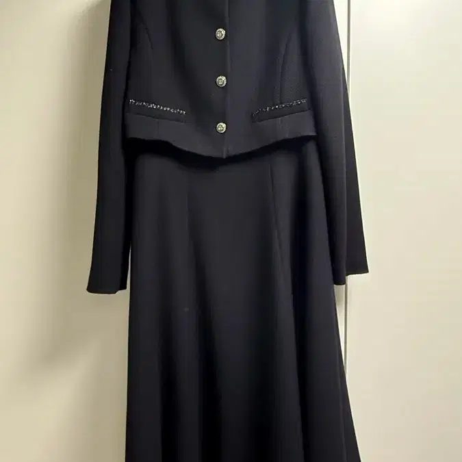 Kenneth Lady Tweed Setup Onepiece Dark Navy M Kenneth Lady Tweed Setup Onepiece Dark Navy M