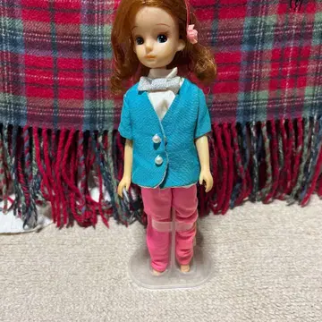 리카짱 인형 스카이블루 겉옷 핑크 팬츠