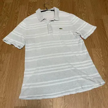 라코스테 보더 셔츠 L 상당 70년대 후기 프랑스제