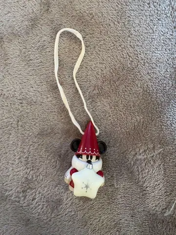 디즈니 2025 크리스마스 릴린린 캡슐 토이 빨간색