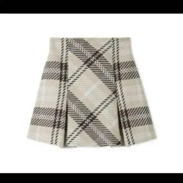 snidel 로빙 체크 스커트 IVR 0