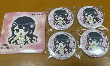 마이조노 사야카 콜라보 카페 goodspoon 캔뱃지 코스터