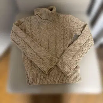 마이클코어스 알파카 100 터틀 스웨터