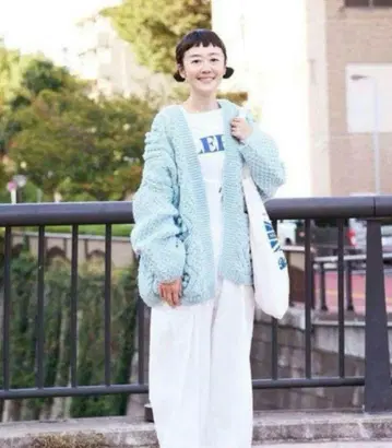 nest Robe 페루 니트 팝콘 가디건