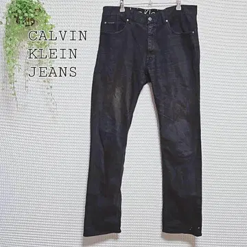 CALVIN KLEIN JEANS 블랙 데님