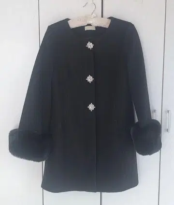 AnMILL 안미르 비쥬 코트 블랙