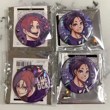 블루 록 미카게 레오 ANIQUE ANISUKI 캔뱃지 4개 세트