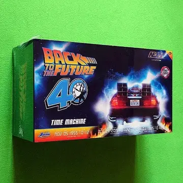 미개봉 BTTF 데로리안 1/24 JADA 한정판 크롬 Ver 돈키