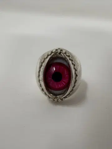 [ 90s ] 카탈로니아 CATALONIA 의안 반지 19호 실버