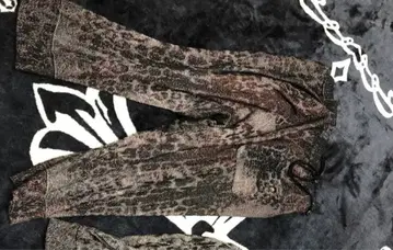 maxsix 맥스식스 레오파드 맨투맨 팬츠